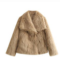Load image into Gallery viewer, Women's Fluffy Lapel Plush Winter Coat