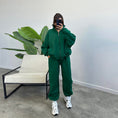 Load image into Gallery viewer, Women's Zip Collar Jogger Tracksuit Set