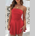 Load image into Gallery viewer, Summer Ruffle Tube Dress – Party & Beach