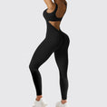 Load image into Gallery viewer, Sleeveless Flare Leg Fitness Jumpsuit