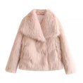Load image into Gallery viewer, Women's Fluffy Lapel Plush Winter Coat
