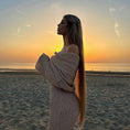 Load image into Gallery viewer, One-Shoulder Knitted Long Sleeve Maxi Dress

