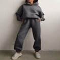 Load image into Gallery viewer, Women's Hooded Two-Piece Sweater Tracksuit

