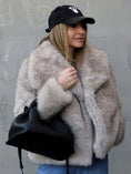 Load image into Gallery viewer, Women's Fluffy Lapel Plush Winter Coat
