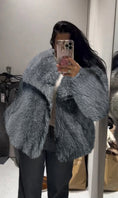 Load image into Gallery viewer, Women's Fluffy Lapel Plush Winter Coat
