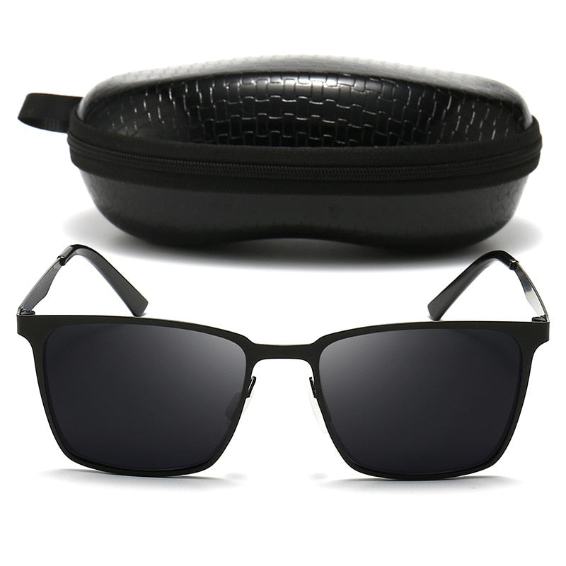 Square Designer Polarized Sunglasses