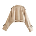 Load image into Gallery viewer, Womens Cropped Khaki Jacket
