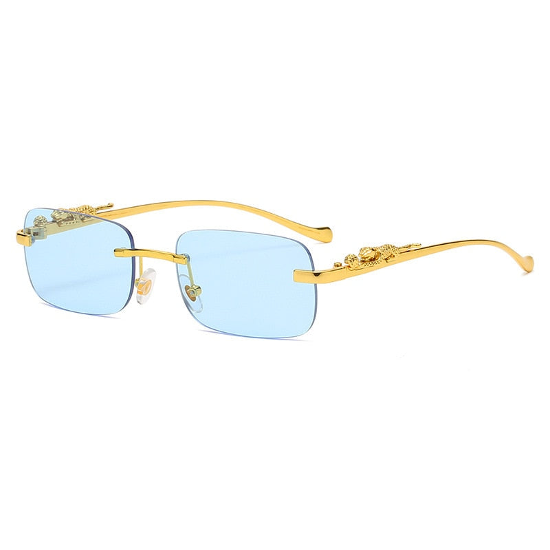 Rimless Rectangle Sunglasses