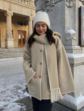 Load image into Gallery viewer, Womens Cashmere Scarf Coat
