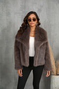 Load image into Gallery viewer, Women's Fluffy Lapel Plush Winter Coat
