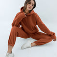 Load image into Gallery viewer, Women's Hooded Two-Piece Sweater Tracksuit
